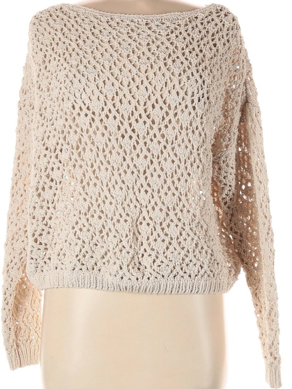 Jessica Simpson Crochet Long Sleeve Sweater - M - EUC